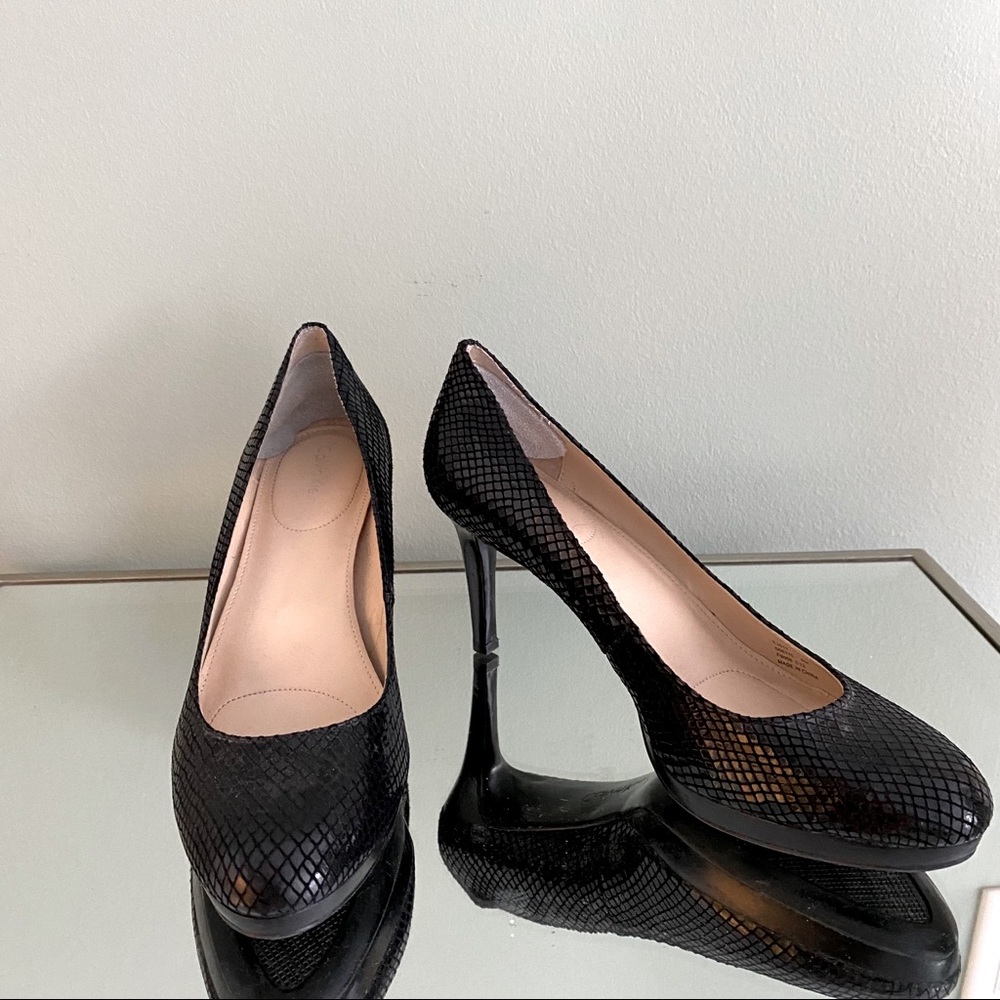 Calvin Klein black pumps, with comfortable heel